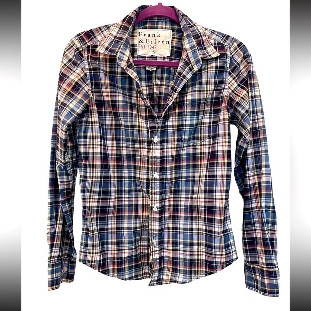 Frank & Eileen Long Sleeved Plaid Shirt